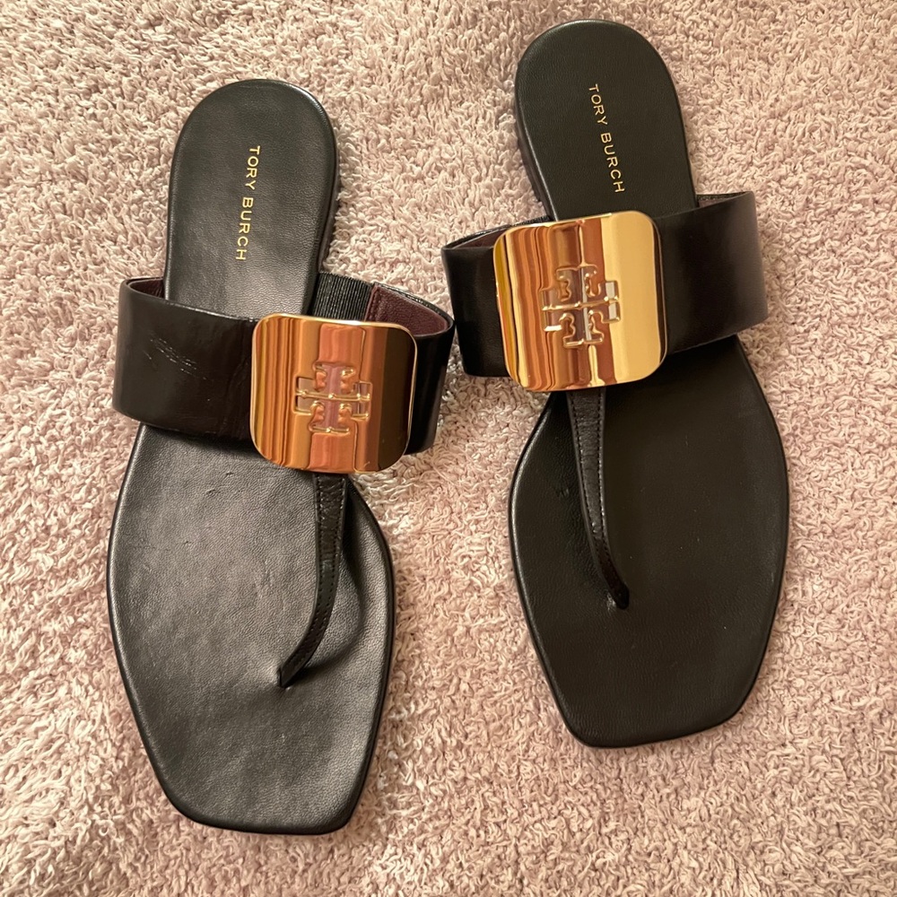 Tory Burch Georgia Leather Sandals - Picture 11 of 15